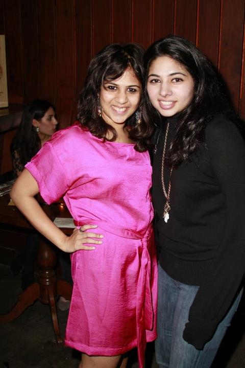 Reema Dutt and Sania Jhankar at the launch of I Laugh I Cry Films, New York 2010