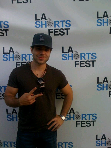 Paul Gennaro attending L.A. shorts fest. for his film 