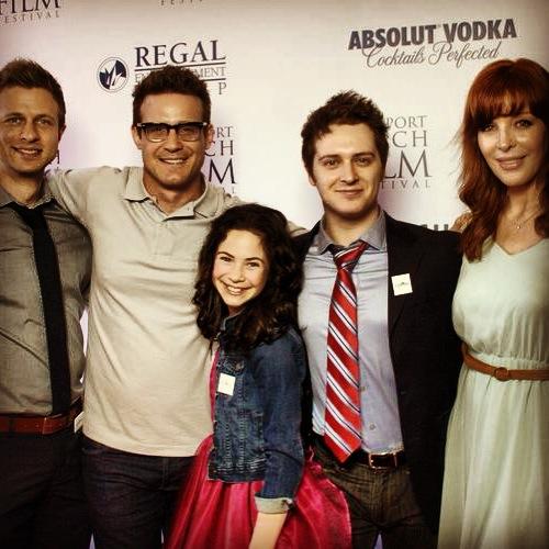 The Cast of 'A Fish Story' at Newport Beach Film Festival; with Jamie Spilchuk, Eddie McClintock, Jordyn Negri, Steven Yaffee, and Jayne Heitmeyer