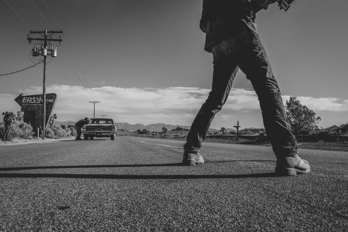 On The Run Tour 2014 filmshoot. Desert sequence