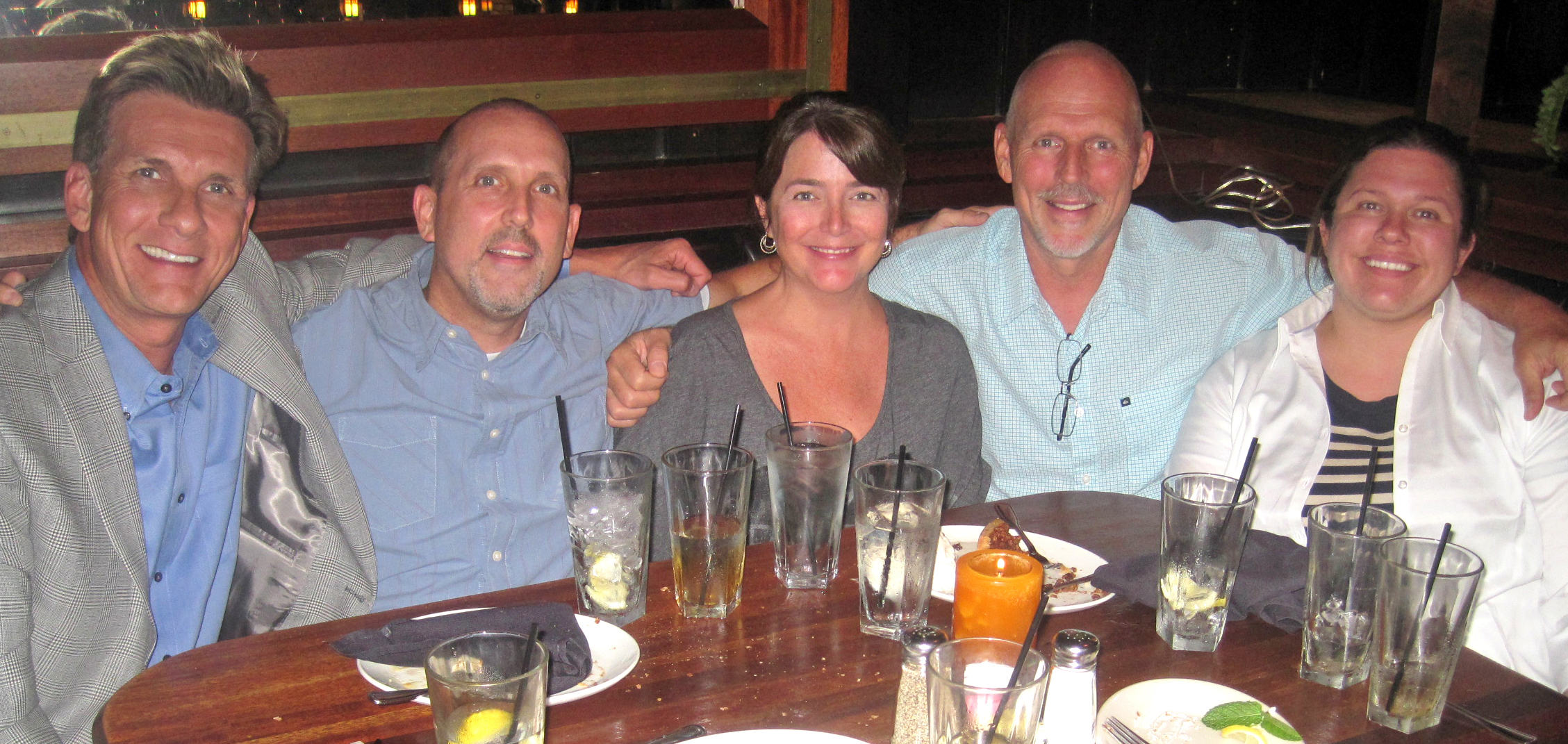 Peter Kluge, Randy McCorkle, Lisa Campbell McCorkle, Kevin McCorkle and Terra Weiler