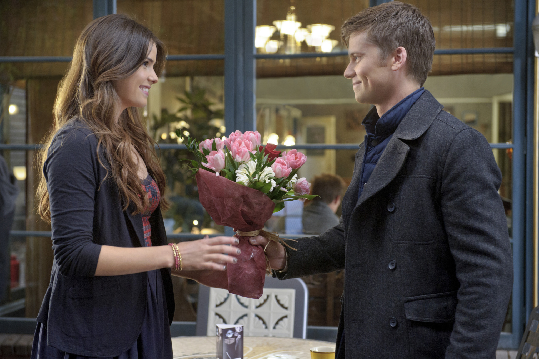 Still of Shelley Hennig and Tim Phillipps in The Secret Circle (2011)