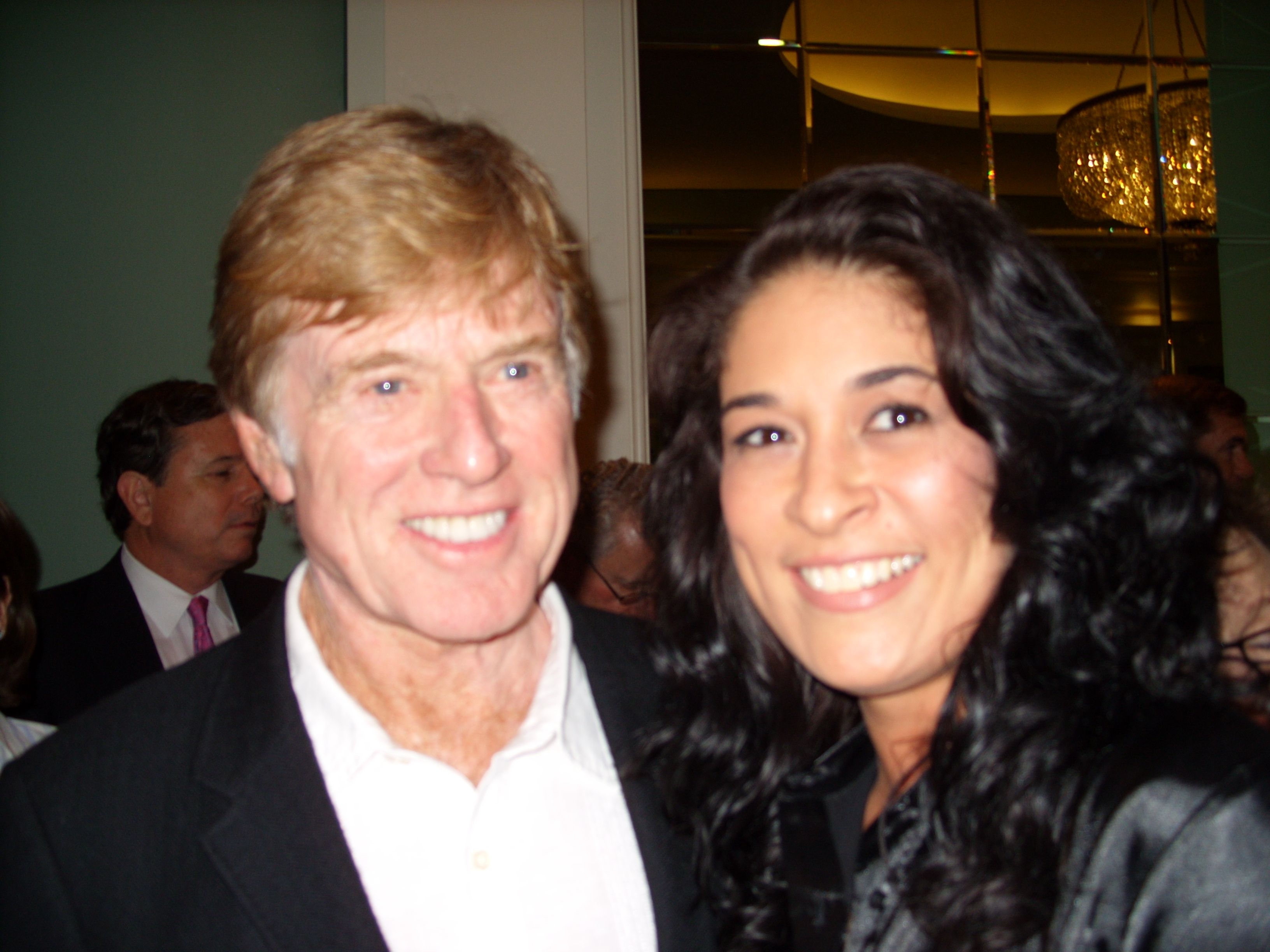 Actor Robert Redford & Actress Sophia Martinez @ Premiere FIGHTING GOLIATH