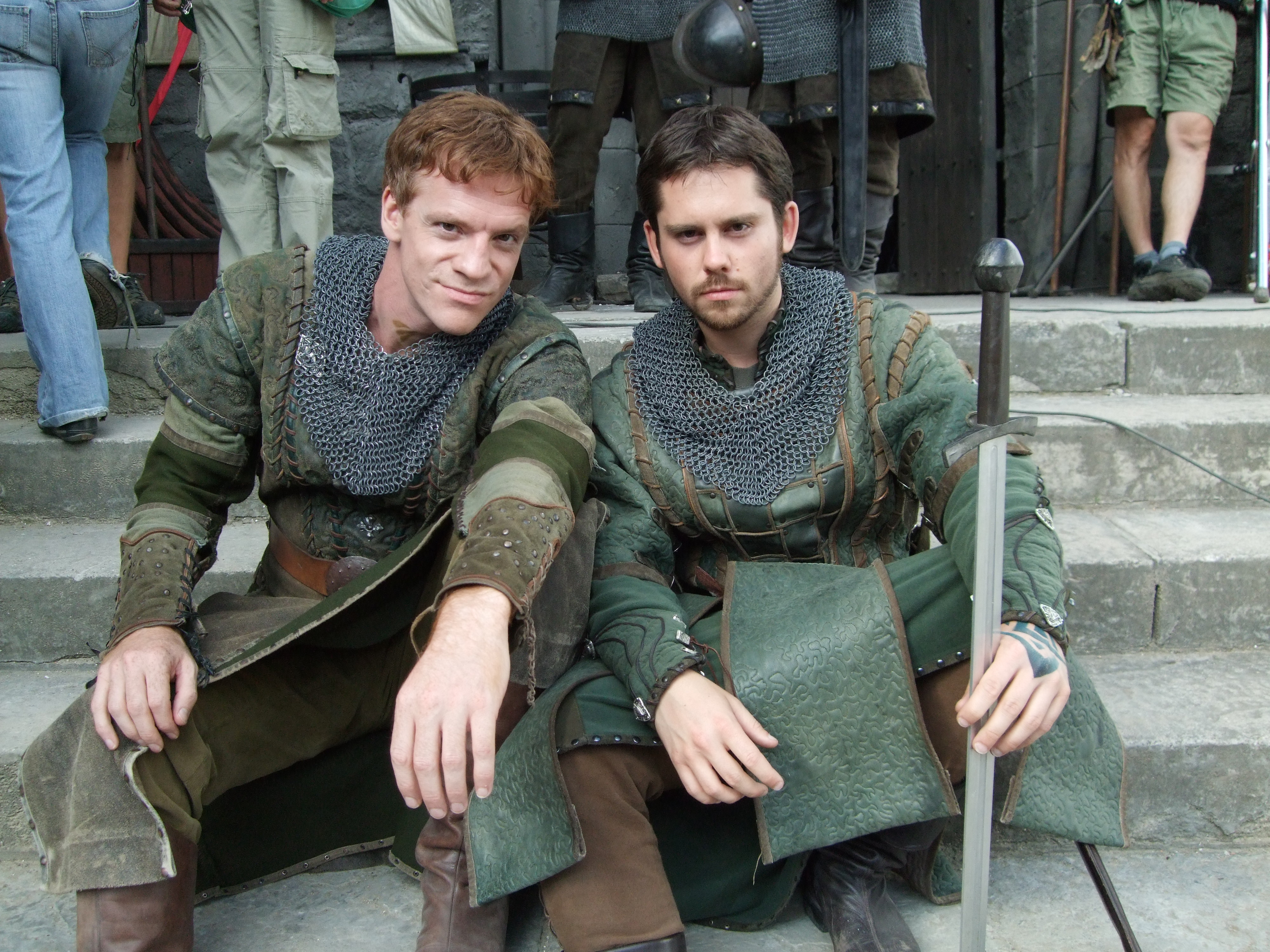 William Houston and Martin Delaney play Irish brothers in Robin Hood