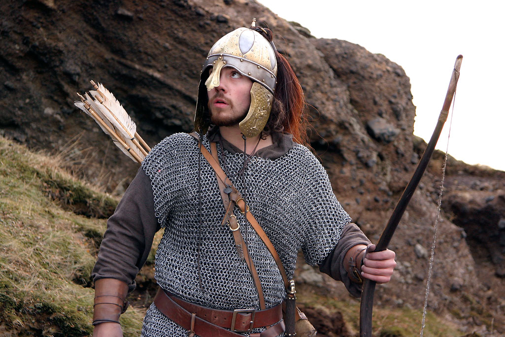 Martin Delaney plays archer Viking Thorfinn