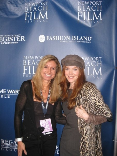 At the Newport Beach Film Festival with Darby Stanchfield for The Sacrifice