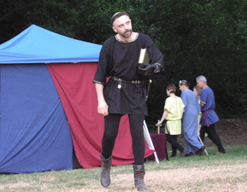 Richard in Shakespeare's Richard III - Inwood Shakespeare Festival