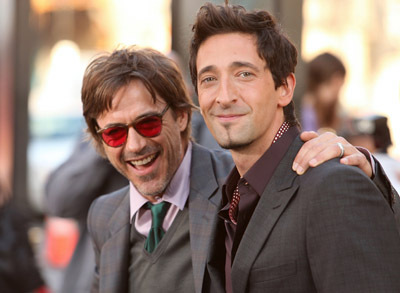 Robert Downey Jr. and Adrien Brody at event of Splice (2009)