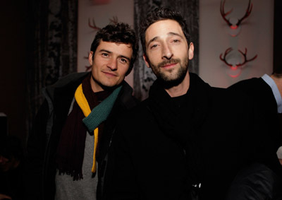 Adrien Brody and Orlando Bloom