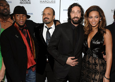 Adrien Brody, Yasiin Bey, Beyoncé Knowles and Jeffrey Wright at event of Cadillac Records (2008)