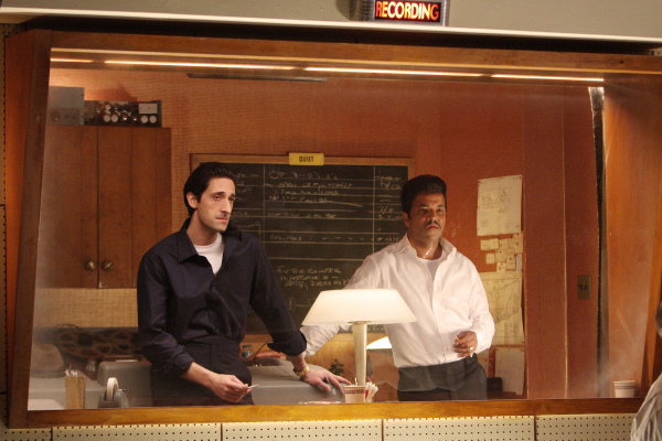 Still of Adrien Brody and Jeffrey Wright in Cadillac Records (2008)