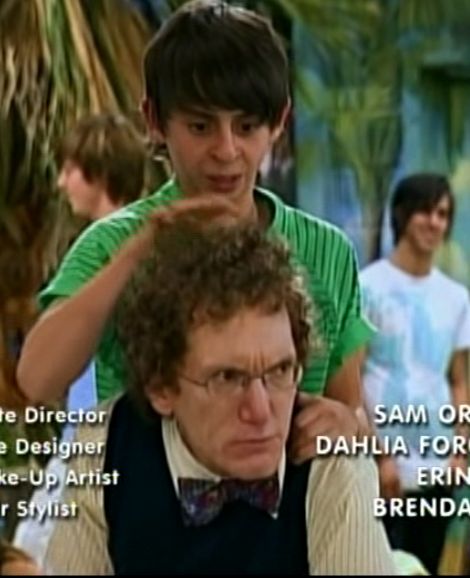 On Hannah Montana with Moises Arias as Rico