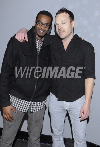 LOS ANGELES, CA - MARCH 26: Actors Keenan Carter and Daniel Fanaberia attend Release Party For 