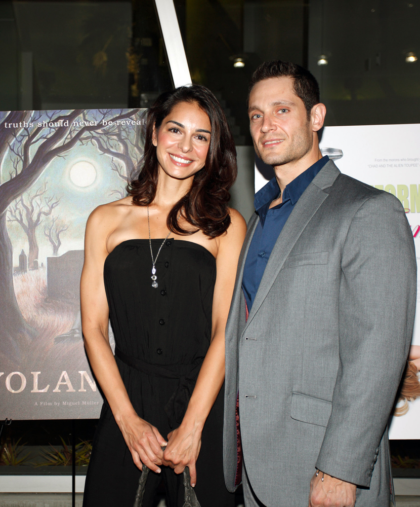 Aidan Marus, Stefanie Stevens at Yolanda screening, April 2011.