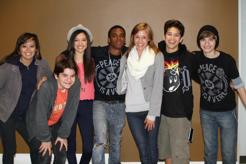 Cast of The Izzy Show, a sketch comedy show for teens: Deanie Panganoran, Sam Cohen, Alexis Coria, Israel Izzy Dixon, Dominique D. Savoy, Jayden Stuart and Andy Scott Harris