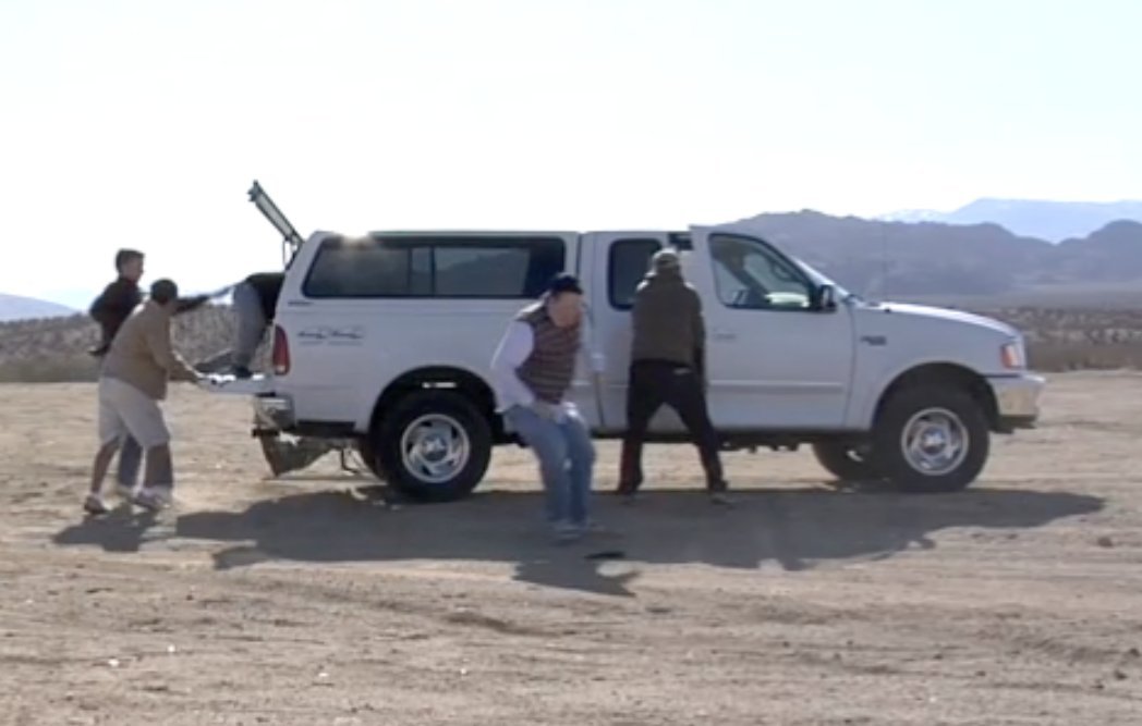 Joseph Neibich, Bill Word, Miguel Fierro, Dave Farrell and Bruce Frausto in Ocean Front Property (2011)