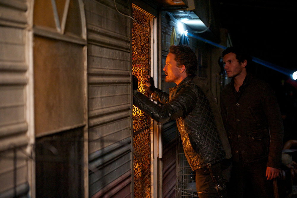 Still of David Lyons and Mat Vairo in Revolution (2012)