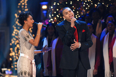 Corinne Bailey Rae and Chris Brown