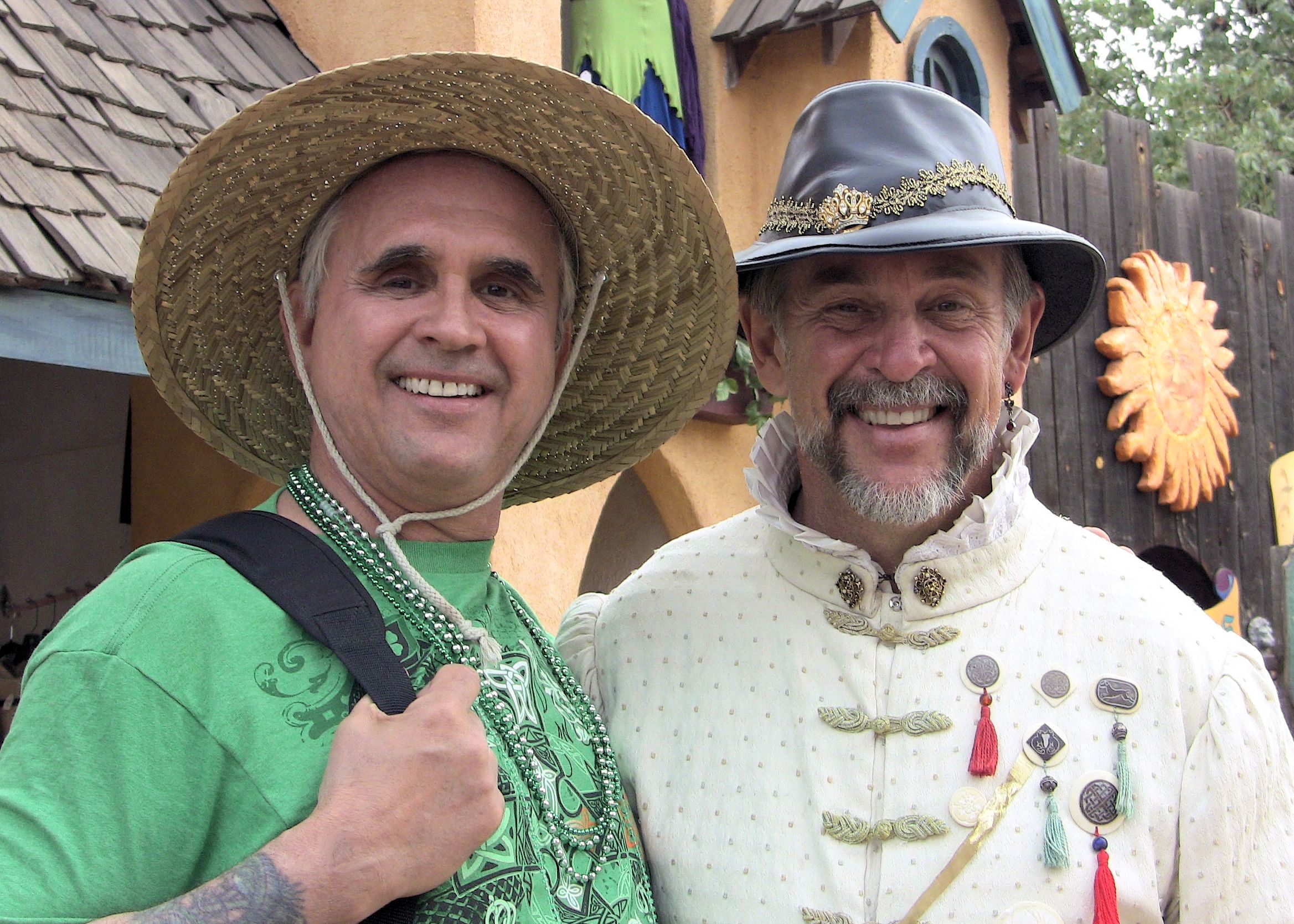 St. Patrick's Day 2012 at the AZ Renaissance Festival with the King, Jon T Benda