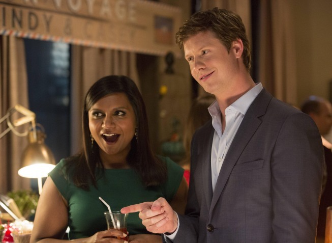 Still of Mindy Kaling and Anders Holm in The Mindy Project (2012)