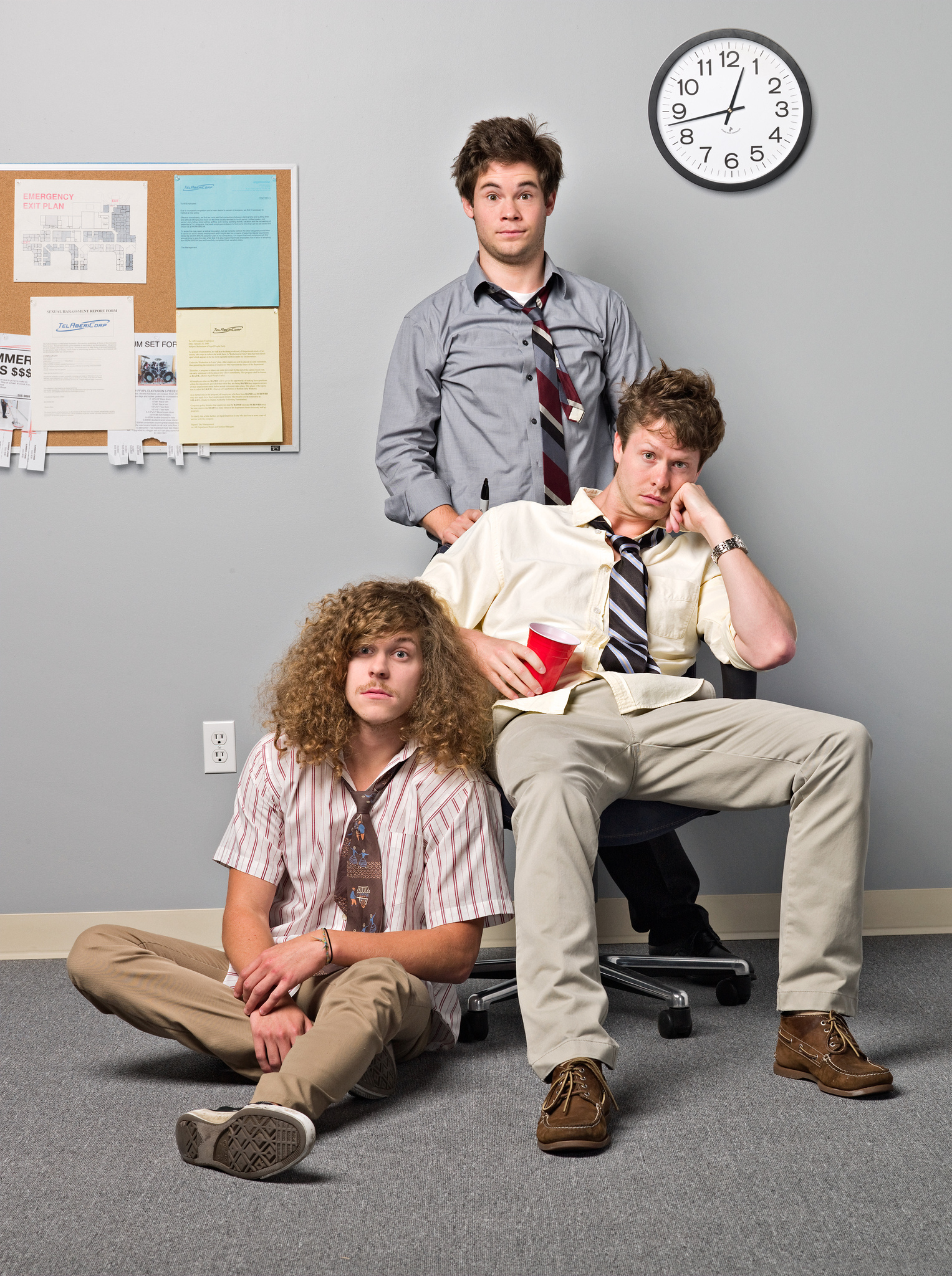 Still of Adam DeVine, Anders Holm and Blake Anderson in Workaholics (2011)