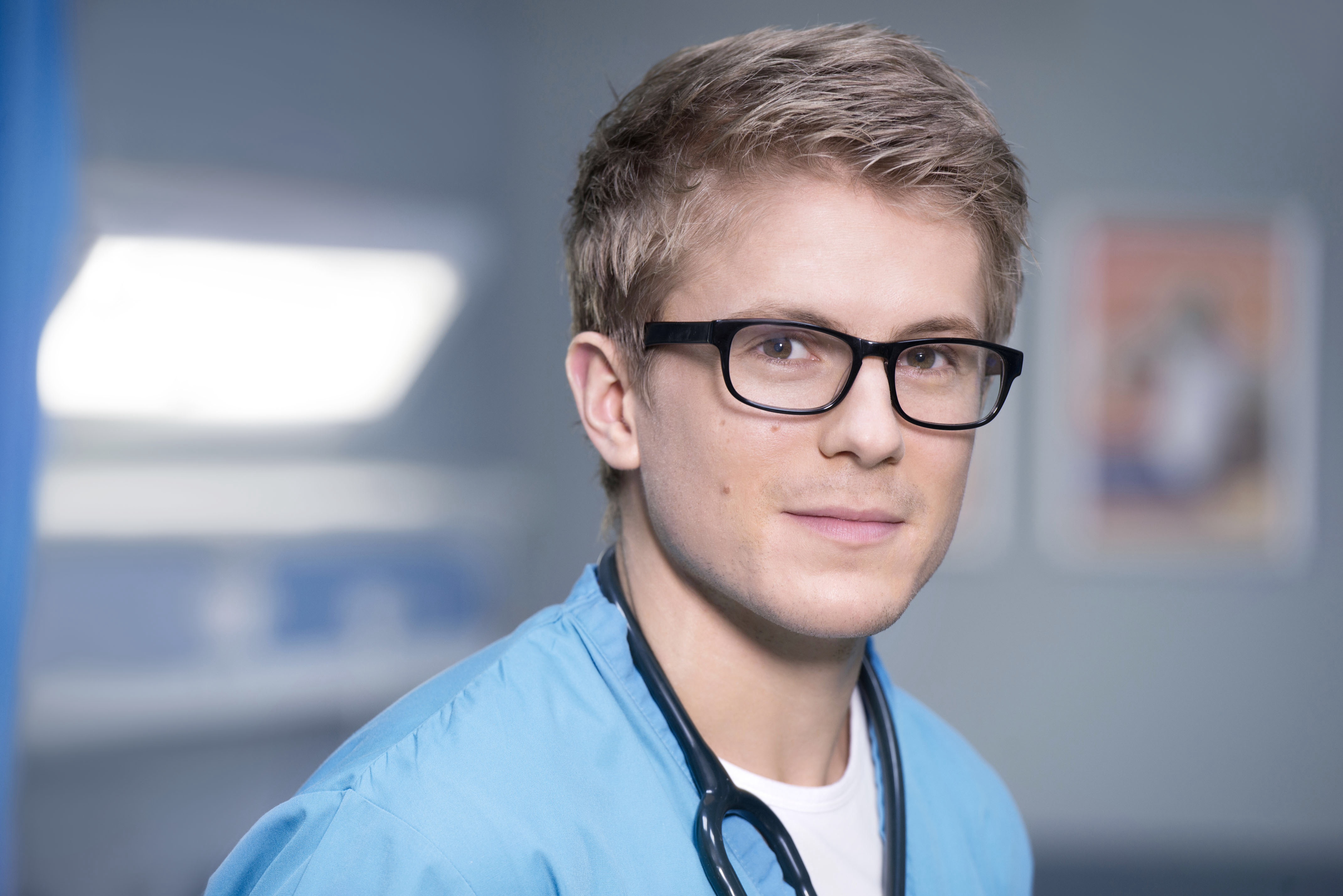 As Dr Ethan Hardy in CASUALTY