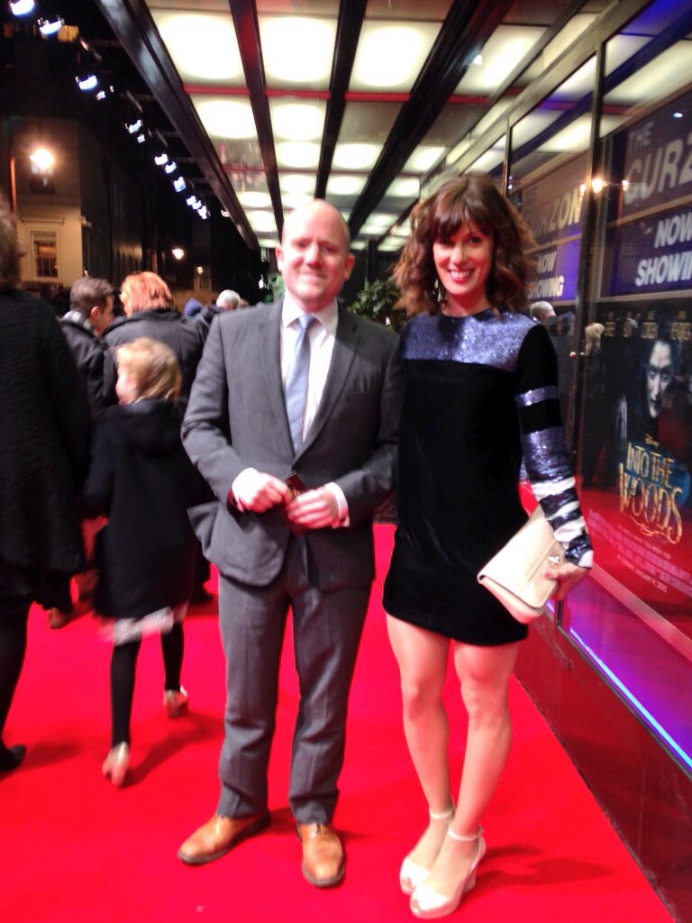 Angela Peters and Richard Glover at the event of Into The Woods.