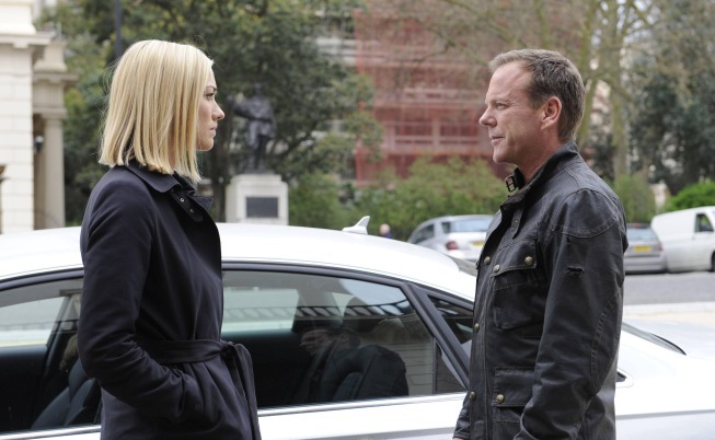 Still of Kiefer Sutherland and Yvonne Strahovski in 24: Live Another Day (2014)