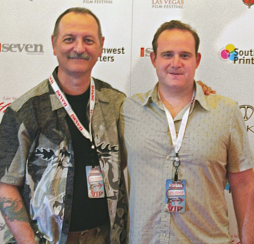 Director R. Christian Anderson and Screen Writer Evan Farber at the Las Vegas Film Festival 2012. Both were judges for the festival.