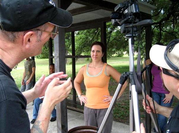 Directing Charlotte Case in San Antonio, Texas