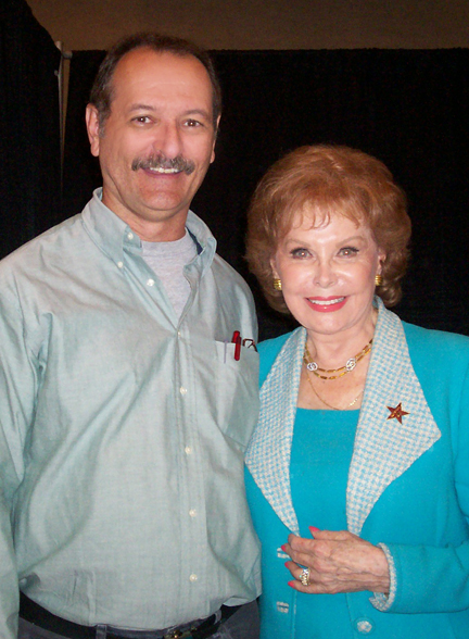 R. Christian Anderson with actress Rhonda Fleming.