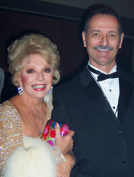 With actress Ruta Lee at the Palm Springs Film Festival.