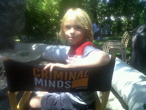Paul on Criminal Minds Set.