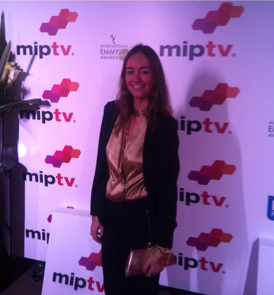 Joanna Pickering at Cannes TV festival