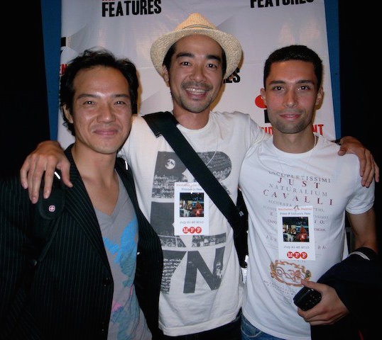 Yasu Suzuki, Kosuke Furukawa and Giacomo Arrigoni at event in New York City