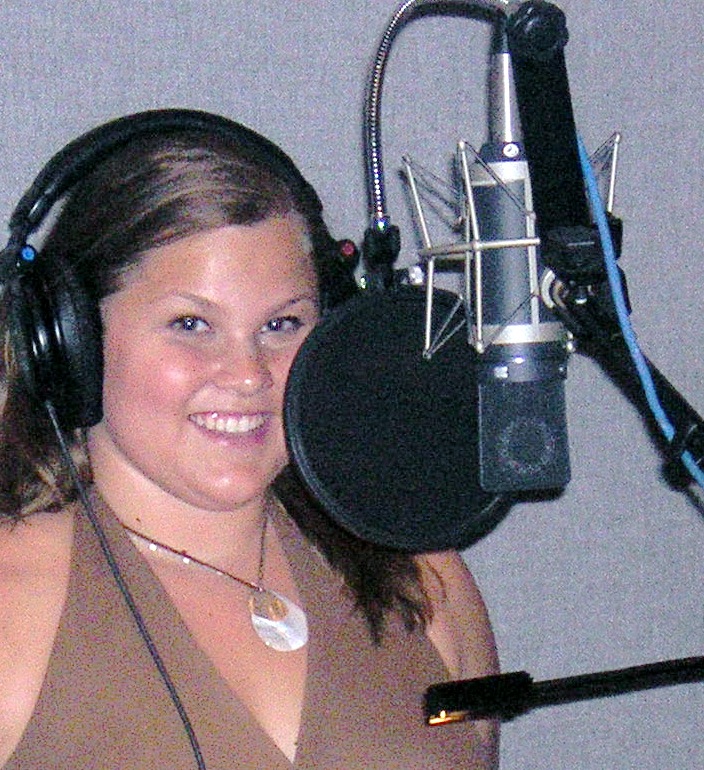 Chelsea Makela in the recording studio
