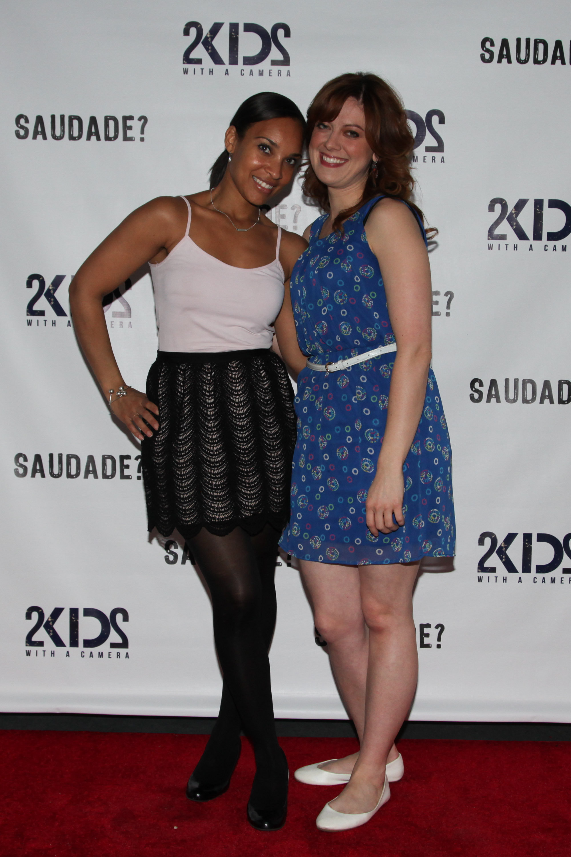 Nia Fairweather and Karis Danish at the premiere of 