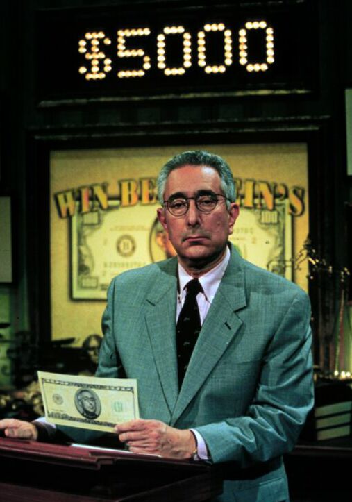 Host and contestant, Ben Stein