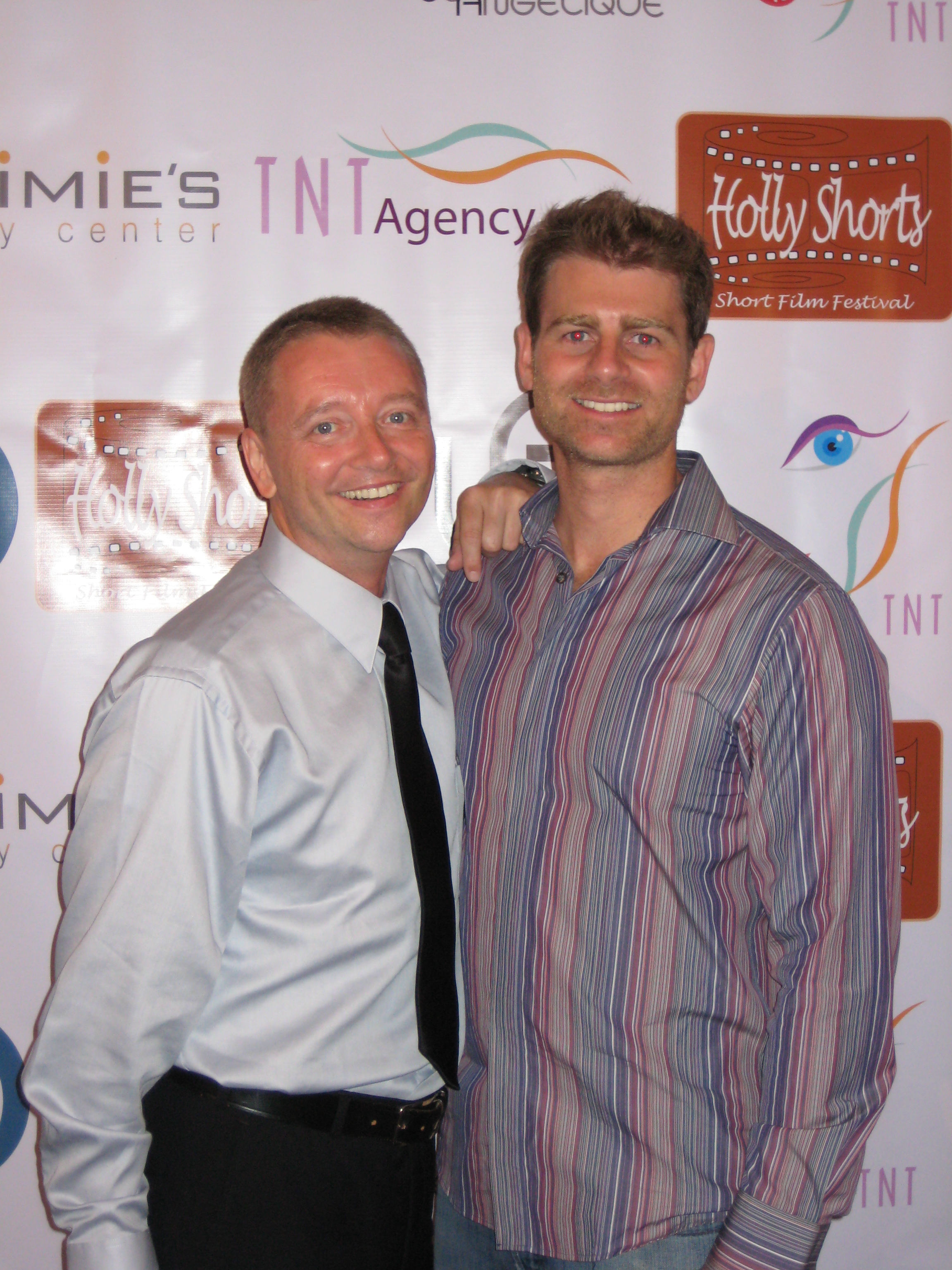 HollyShorts FF Red Carpet with co-star of 