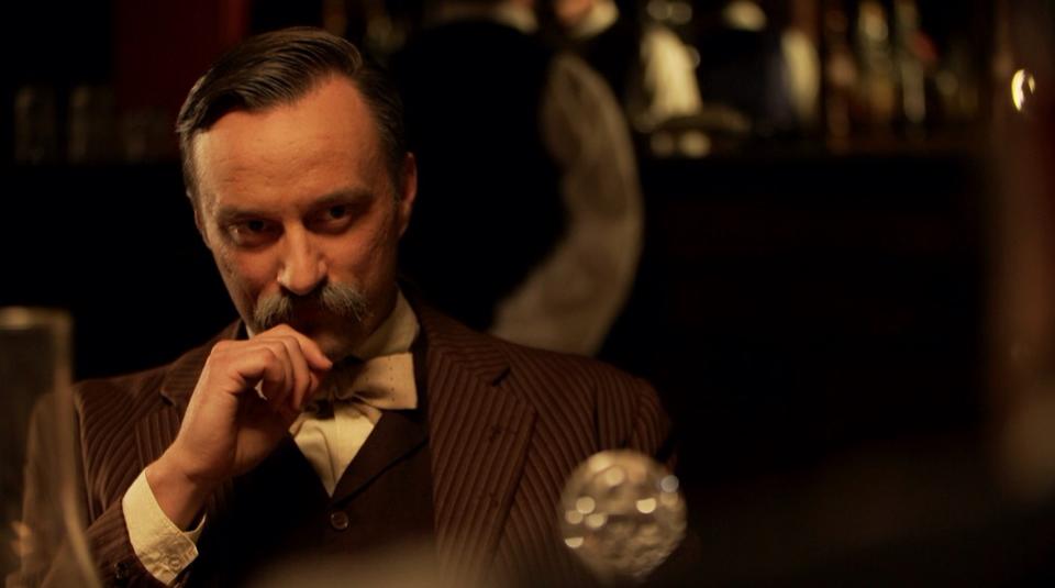 Screen capture of Old Bat Masterson. Jack Elliott. Gunslingers Season 2