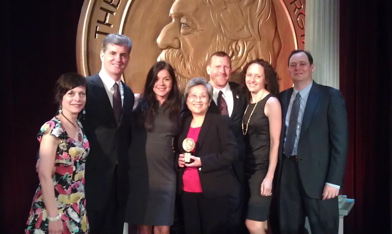Cast & crew of Rebirth at the 2012 Peabody Awards.