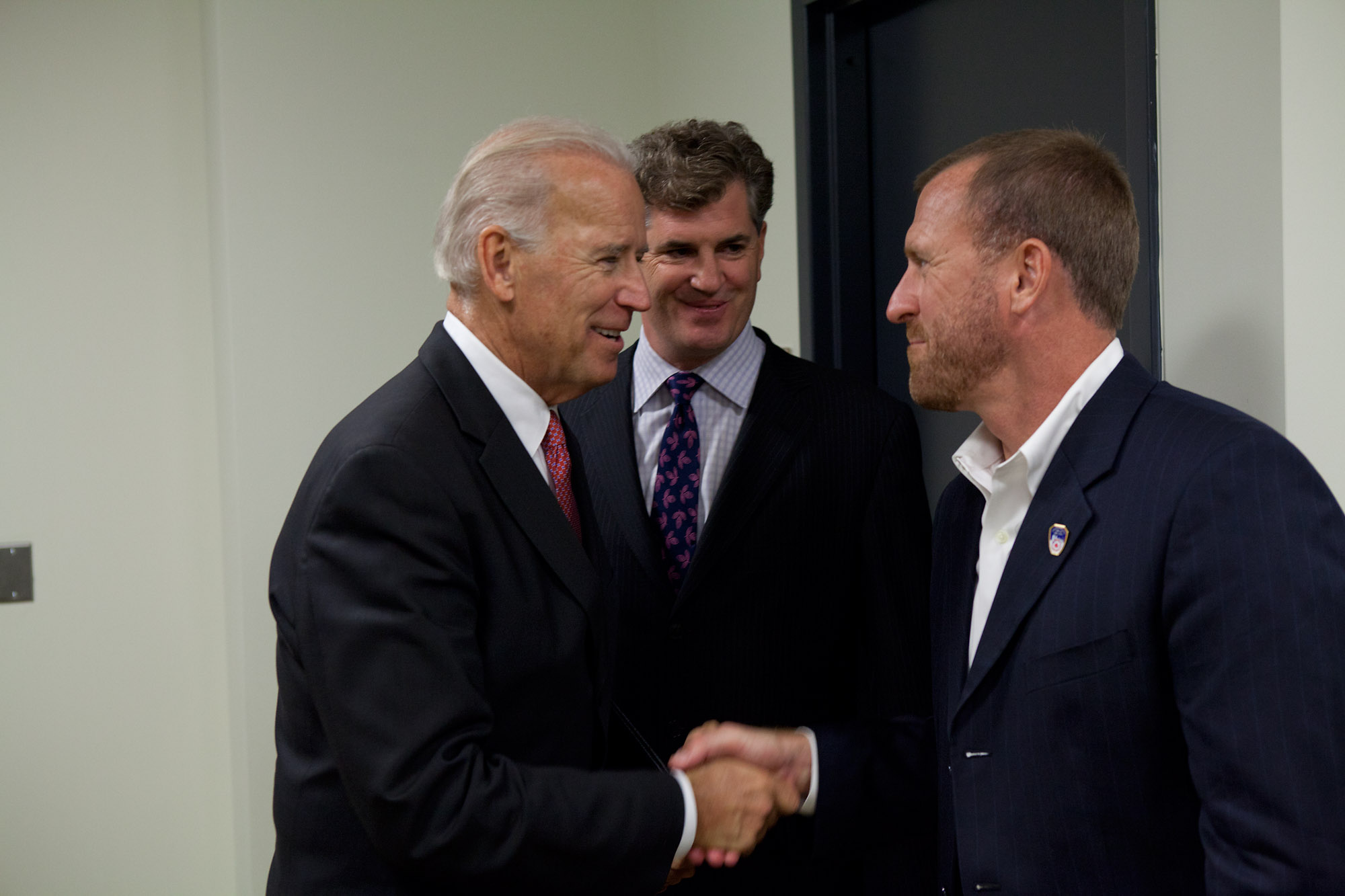 Tim Brown & Jim Whitaker welcomed to the screening of Rebirth at the White House.