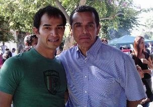 Diegodiego and L.A. Mayor Antonio Villaraigoza. Diegodiego - The World's Most famous Entertainer. www.Diegodiego.com