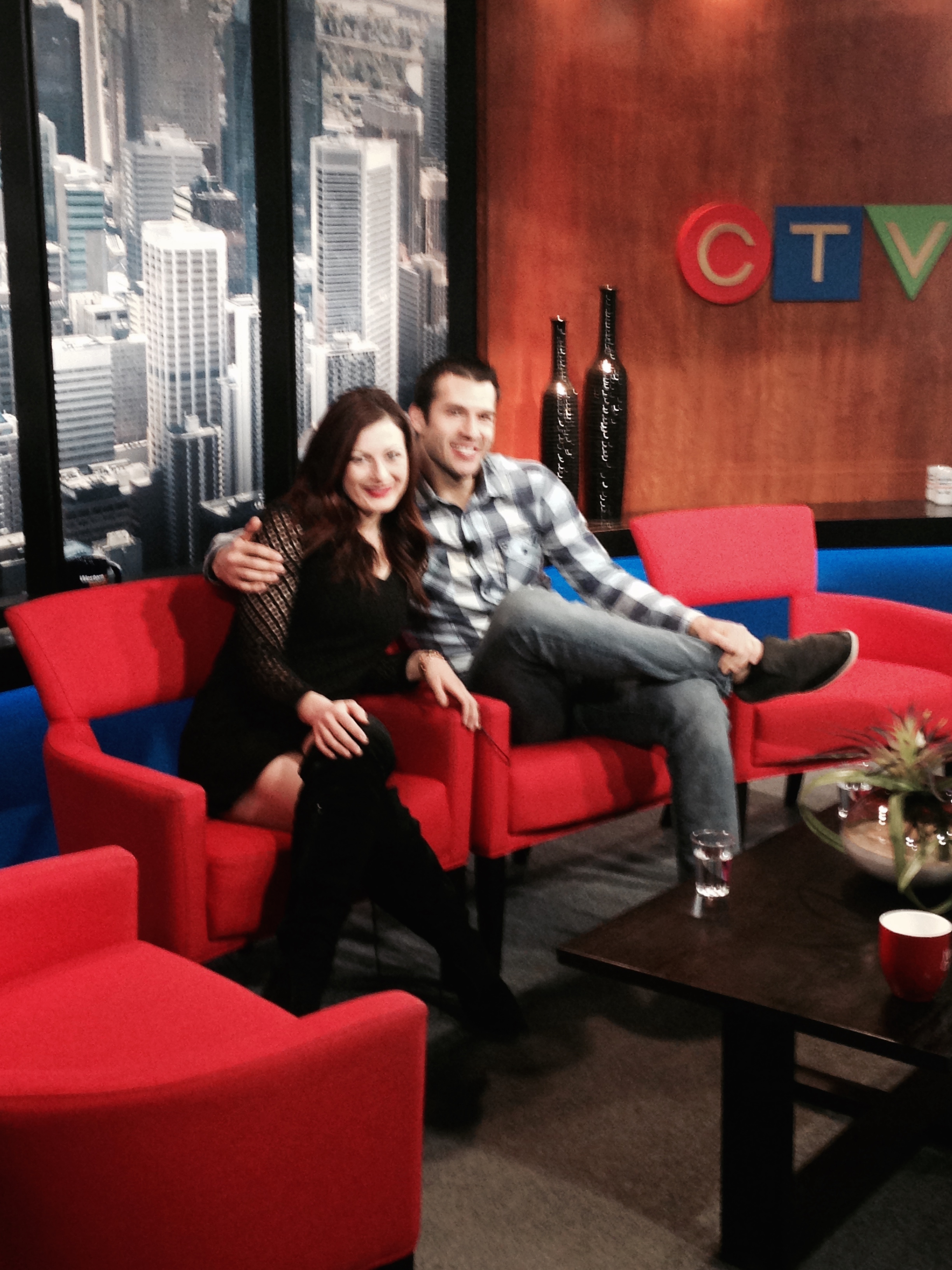 Still of Rachel and Brendon CTV Canada