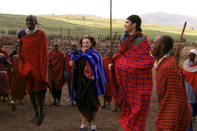 Still of Jumping with Maasai Warriors in Tanzania