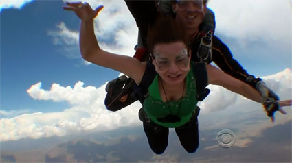 Still of Sky Diving over Argentina from Amazing Race