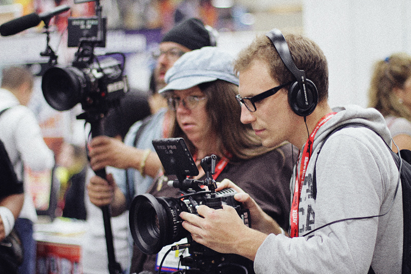 Tobias Deml as cameraman on the documentary feature 