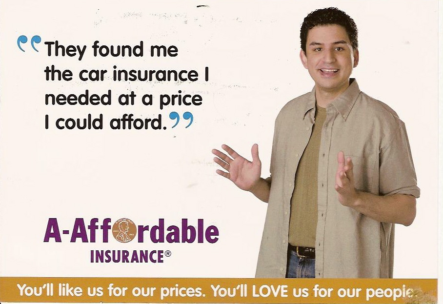 A-AFFORDABLE print campaign.