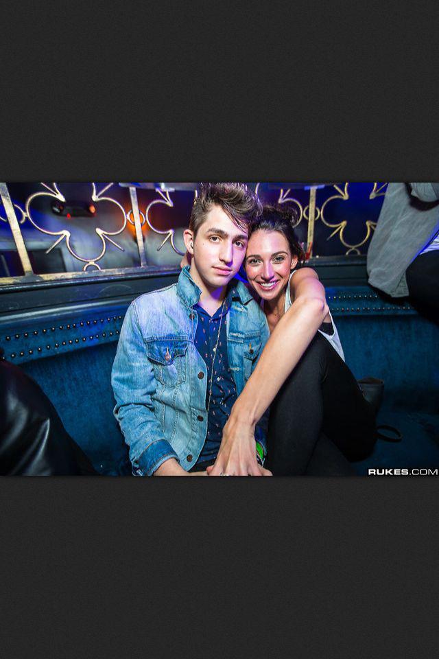 Publicity Photo with Porter Robinson for her lead in his music video 