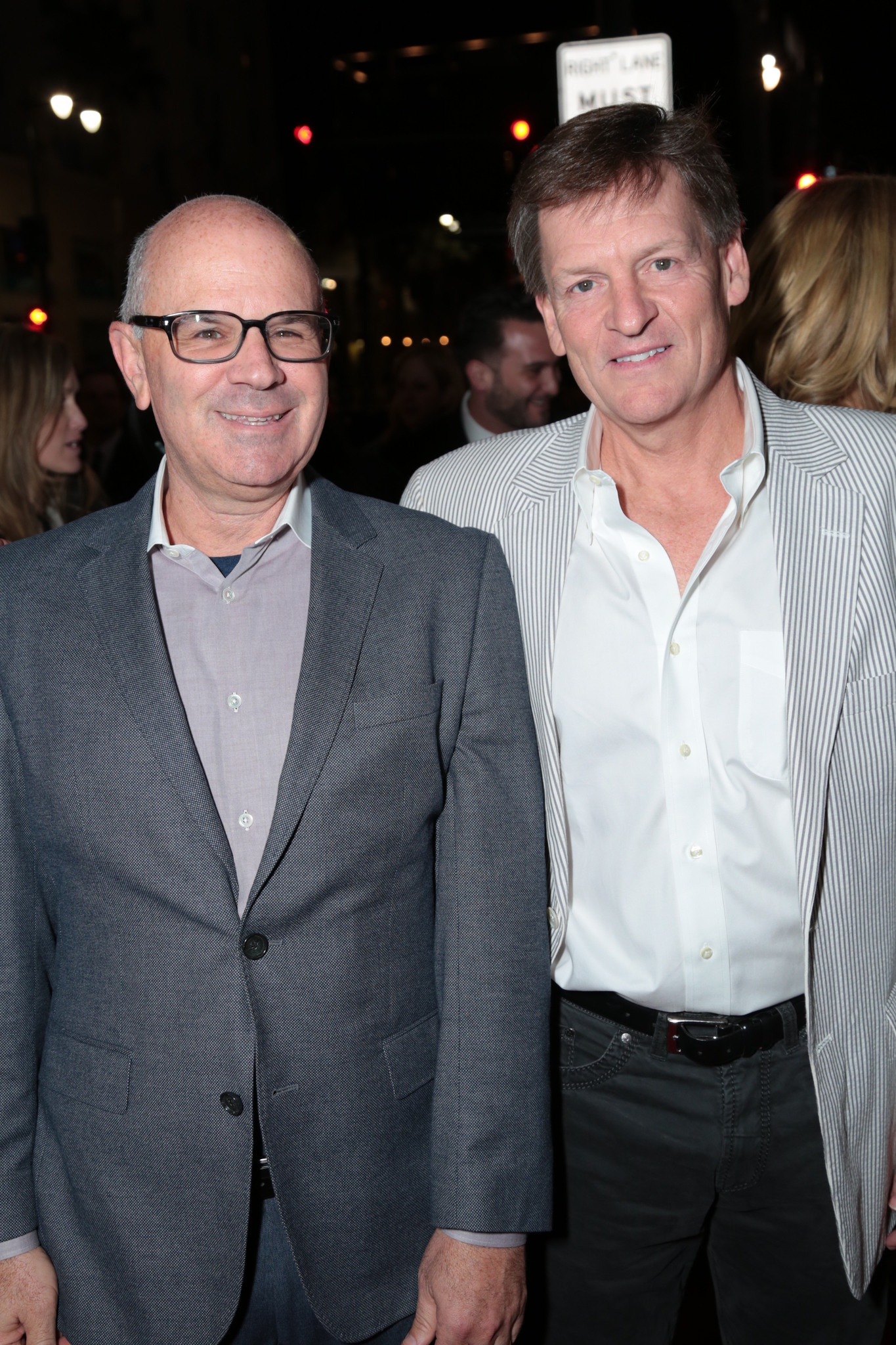 Michael Lewis and Steve Siskind at event of The Big Short (2015)